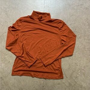 Burnt orange turtleneck